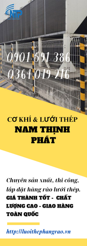 Sản xuất và thi công hàng rào lưới thép