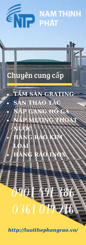 Sản xuất tấm sàn grating