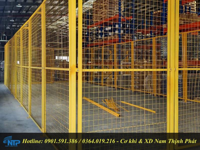 Vách ngăn xưởng hàng rào lưới thép