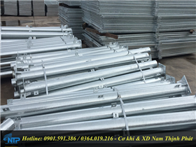 Cột hàng rào mạ kẽm nhúng nóng